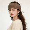 Thin wide-brimmed headband, women's retro tie-dye headscarf, maternity confinement protection, forehead headband, sweat-absorbing sports hat.