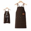 Oil Resistant Canvas Apron Adjustable Straps Cooking Apron Gifts Restaurant Apron  Restaurant Work
