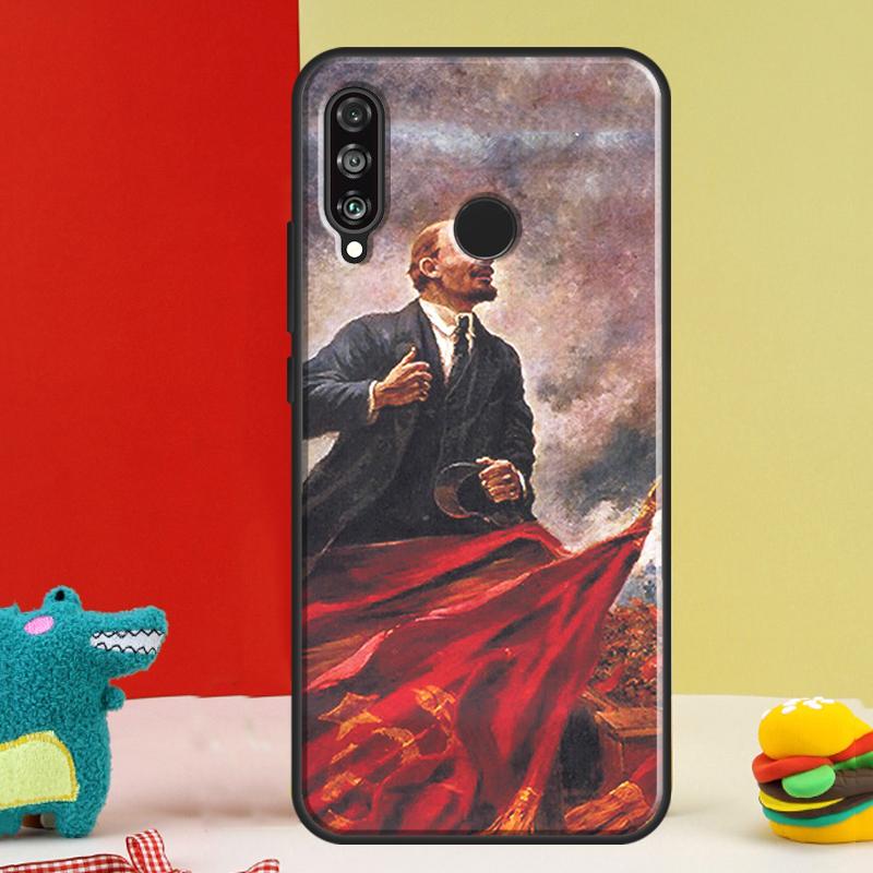 Флаг Советского Союза Ленина Для Huawei Nova 9 10 SE 12i 12s 11i 5T Y91 Y90 Y60 Y70 Y72 Y61 P60 Pro P20 P30 P40 Lite Чехол