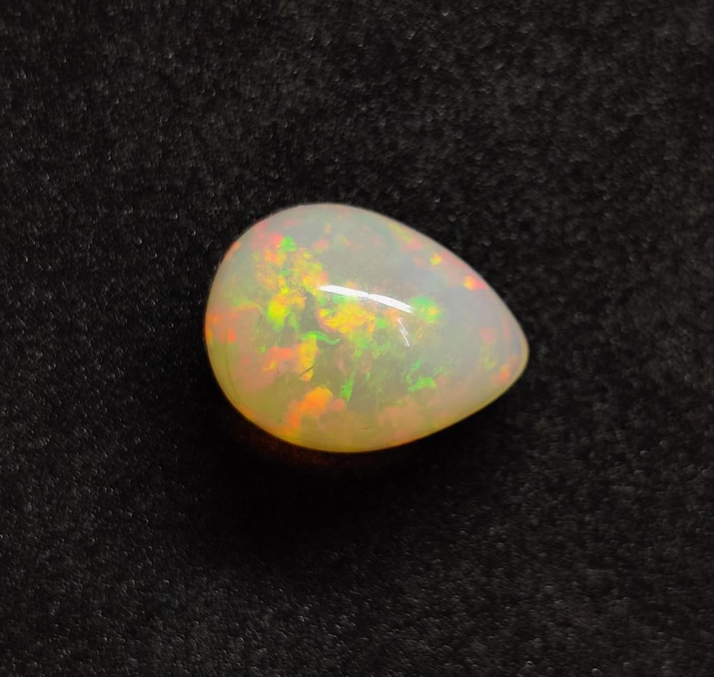 Размер кольца 16x12x10 мм, высокое качество, натуральный размер кольца, Welo Fire, эфиопский опал, кабошон, драгоценный камень, 8 карат