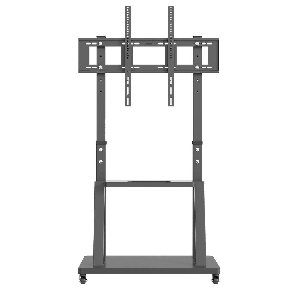 32-100 Inch Tall TV Cart Mobile Floor TV Stand Adjustable Height