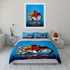 Motorcycle with flame accents. Bedding sets Duvet cover sets Duvet covers Pillowcases(1*Duvet Cover 2*Pillowcases without duvet insert)