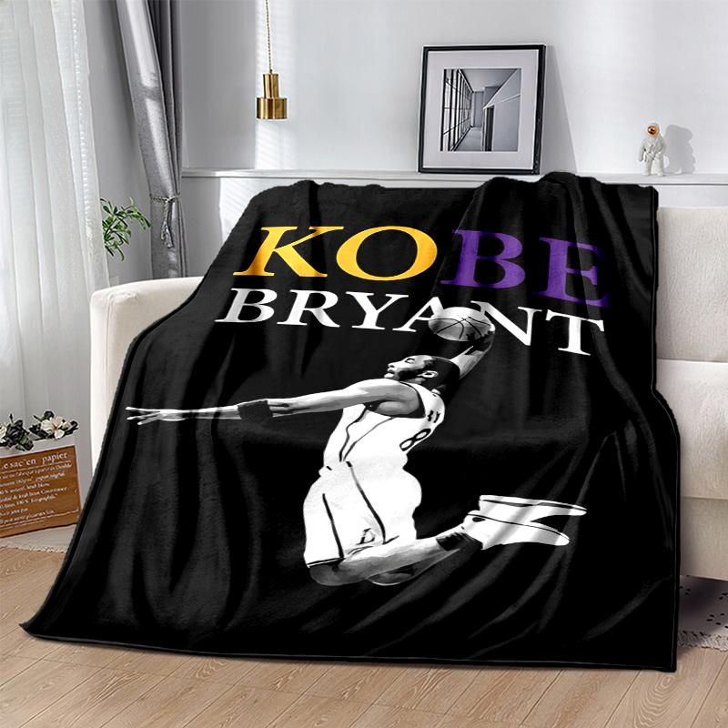 Great Basketball Player Flannel Blanket Soft All-Season Throw, Design for Camping, Car Travel, Hiking Sofa, Bed, Office Perfect Gift for Parties