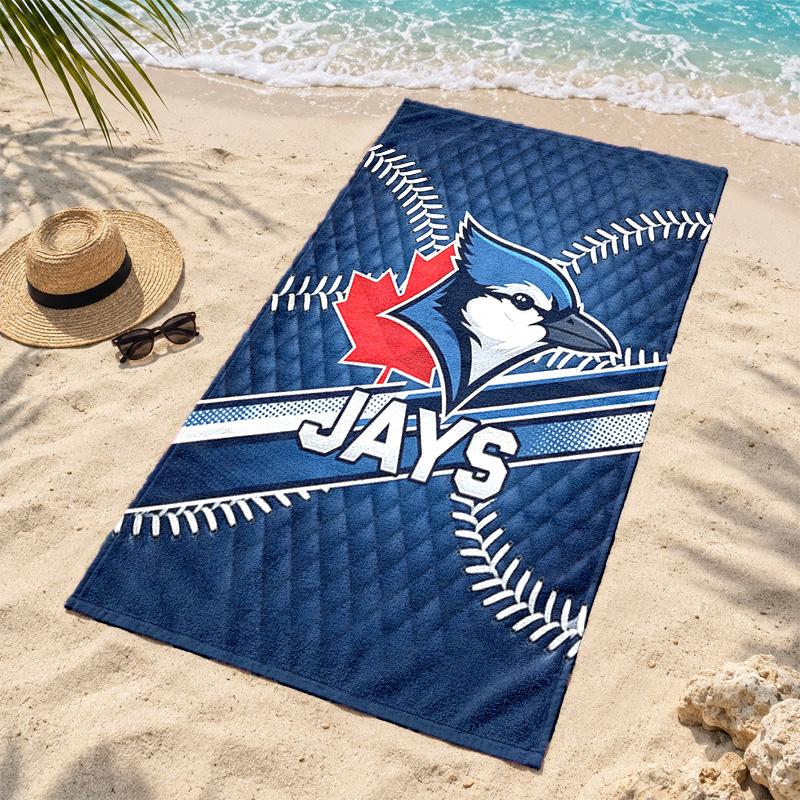 Blue Jays Academy Microfiber Beach Towel Quick Dry Sand Free Lightweight Beach Towels for Travel Swimming Camping