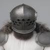 Marauder Helmet Medieval Full Face Armor 18 Gauge Steel Knight Helmet LARP Cosplay Ready  Halloween Gift