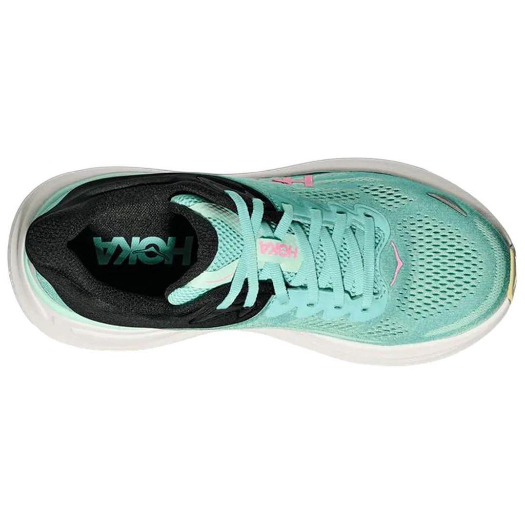 HOKA Bondi 9 Wide Blue Spark Mint Fluorite Women Sneakers Teal 1162014-BTF