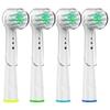 4Pcs Super Soft Replacement Toothbrush Heads with Caps for Oral B Toothbrush Heads Fit for 7000/Pro 1000/9600/ 500/3000/8000