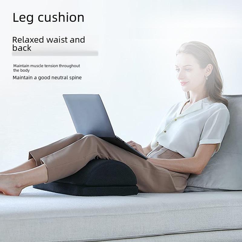 Comfortable PU Foam Foot Pillow: Slow Rebound Knee Support for Home or Office