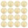 PATIKIL Billiard Cue Ball Set of 16 Regulation Size Pool Table Pool Cue Ball Practice Training Ball Billiard Room Game Room White 2-1/4"