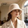Trendy Street Style Fisherman Hat Women Plush Bucket Hat, Winter Warm Cap, Cozy Soft Fashionable Aesthetic Photogenic Fluffy Faux Fur for Autumn Daily