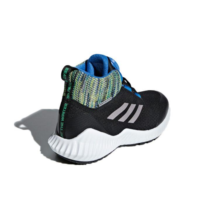 adidas Fortatrail износостойкие термо-полуботинки детские беговые кроссовки Черно-серебристые Детские AC7483