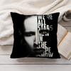 MMarilyn Manson Rock Cushion Cover Silky Short Plush Invisible Zipper Dustproof Sofa Pillow Case for Home Decor