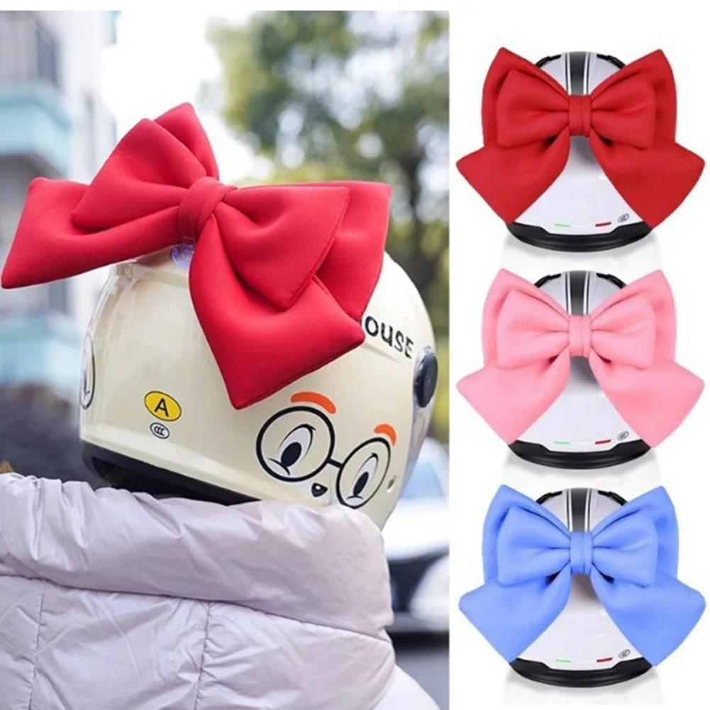 Electric Vehicle Accessory Decorative Bow For Helmet Long-lasting Material