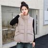New Vest Women's New Autumn and Winter Versatile Stand-up Collar Short Vest Jacket Thermal Vest