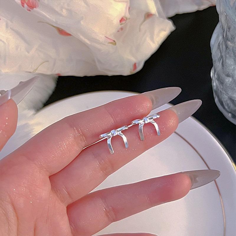 Иглы для ушей из стерлингового серебра S925, новые темпераментные простые и маленькие серьги-пусеты, женские серьги, серьги для пирсинга ушей, серьги, предотвращающие блокировку, ювелирные изделия