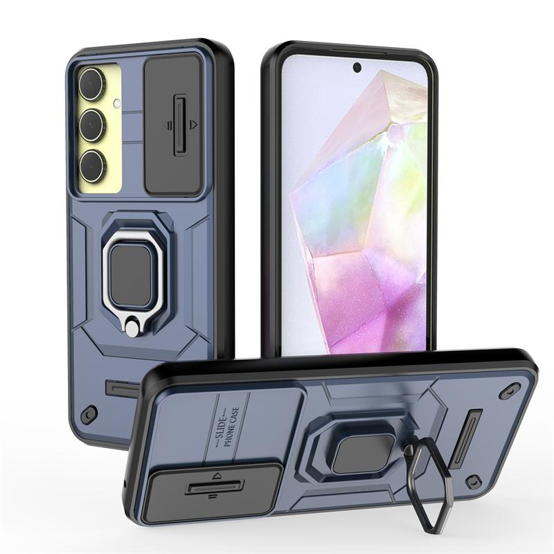 Для Samsung Galaxy A35 5G чехол магнит кольцо подставка бронированный чехол для телефона Samsung A35 A 35 5G GalaxyA35 SM-A356B/DS 6.6" задняя крышка