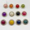 10 шт./лот красочные пуговицы 21/25 мм золотого цвета пластиковые пуговицы на ножке пуговицы для пальто аксессуары для самостоятельного шитья одежды