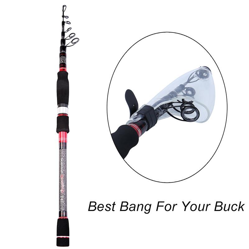 Углеродная спиннинговая удочка 1,8-3,0 м, телескопические портативные удочки, инструменты для рыбалки на приманку