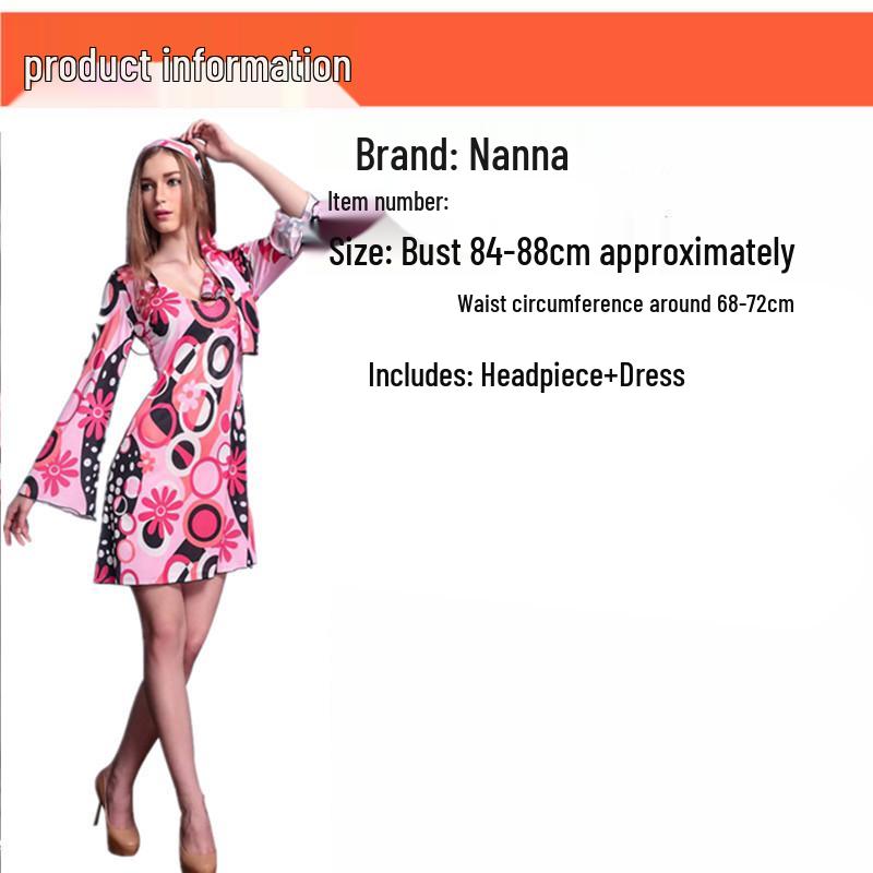 Хэллоуинский костюм диско-хиппи 70-х