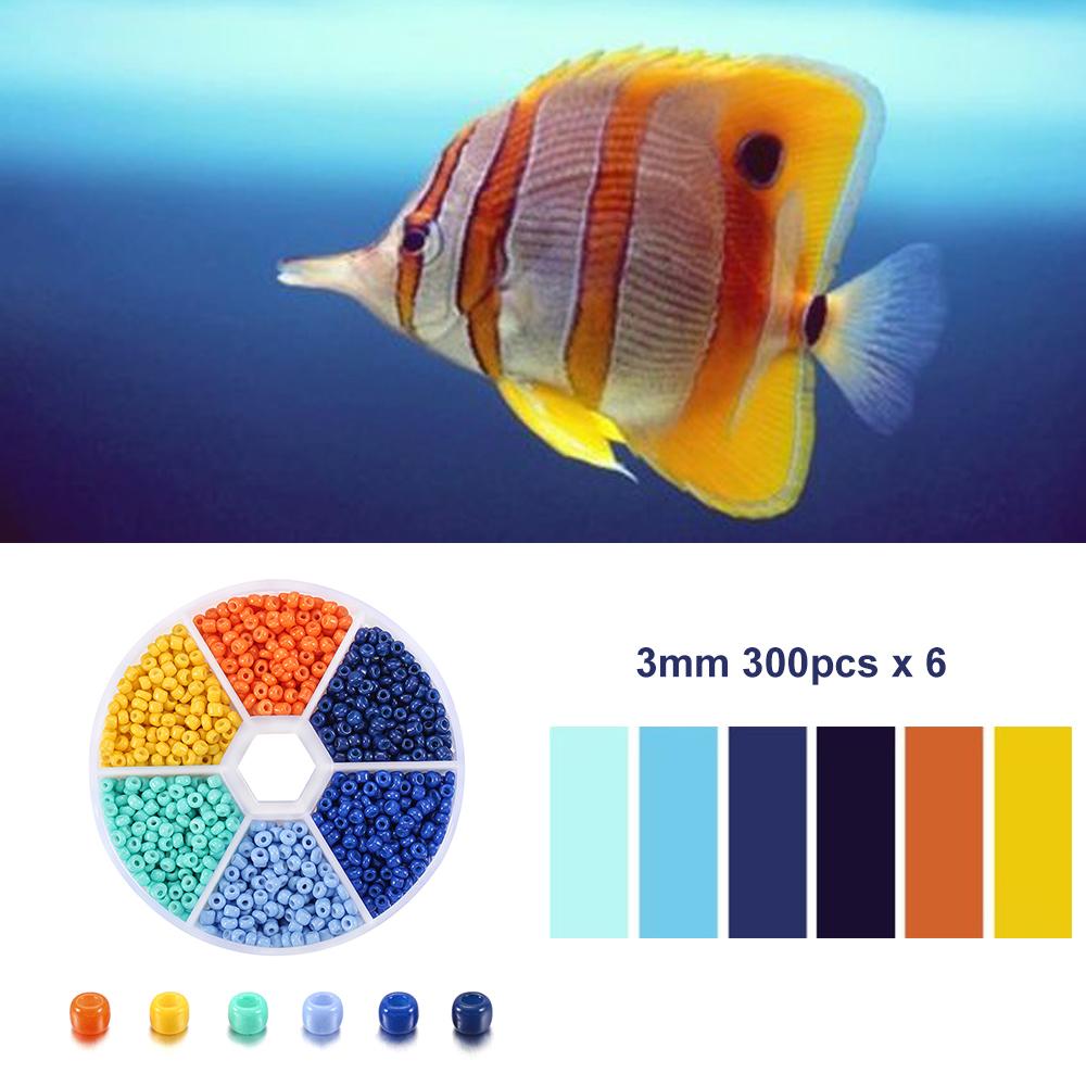 1Set with Box Glass Seed Beads Czech Charm Crystal Spacer Glass Bead For Jewelry Making Kits DIY Handmade Supplies Accessories Set