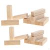 20 Pieces Square Balsa Block Unfinished Woodcraft Dowel Rod 5/8CM