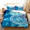 Комплект постельного белья Bohemian Mandala Purple Duvet Cover Set Single Twin Double Queen King Cal King Size