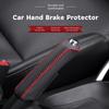 Кожаный чехол на ручник автомобиля Противоскользящий износостойкий накладка на ручник Защита ручника Рукав для ручника Автомобиль