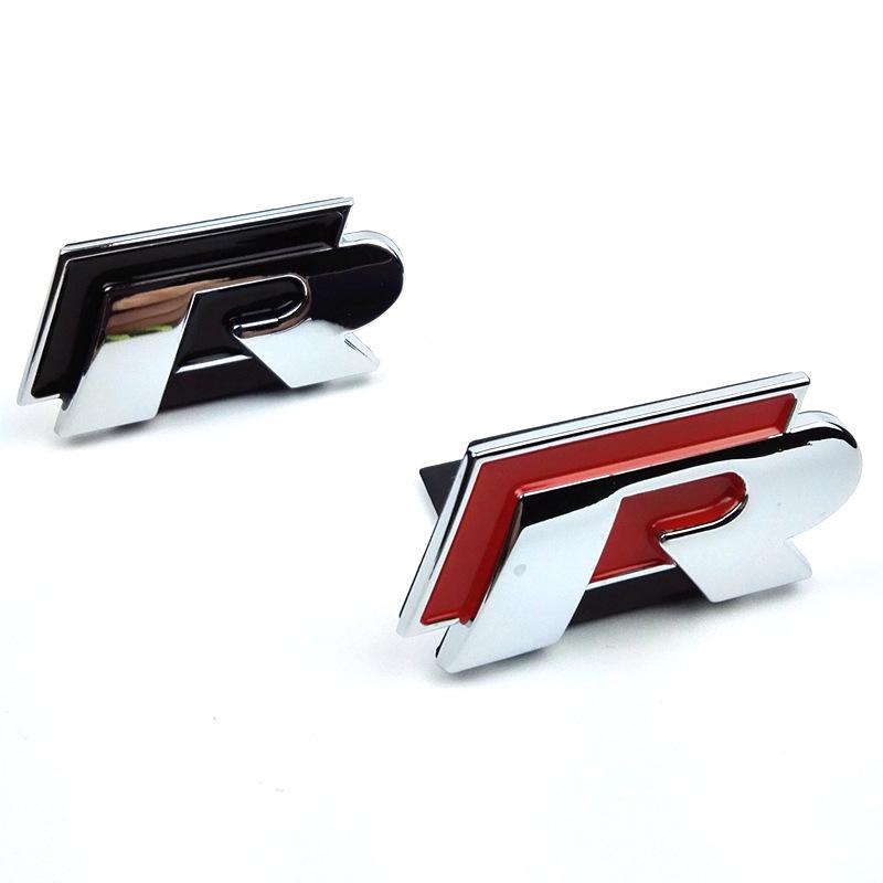 Hot New 3D Metal Sport Sticker Badge Body Sticker For Volkswagen Golf R Rline Tiguan Touareg Polo GTI CC Passat r36 Scirocco EW7