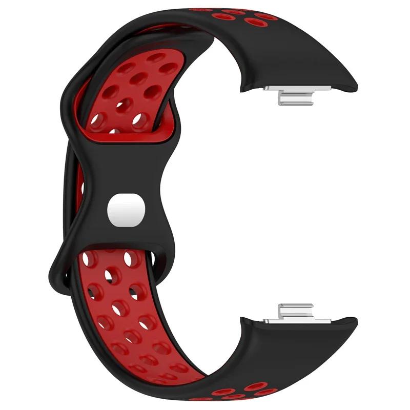 Классический силиконовый дышащий ремешок для Redmi Watch 4 для Xiaomi Band 8 Pro сменный браслет ремень мягкий TPU Watch4 ремешок для часов браслет