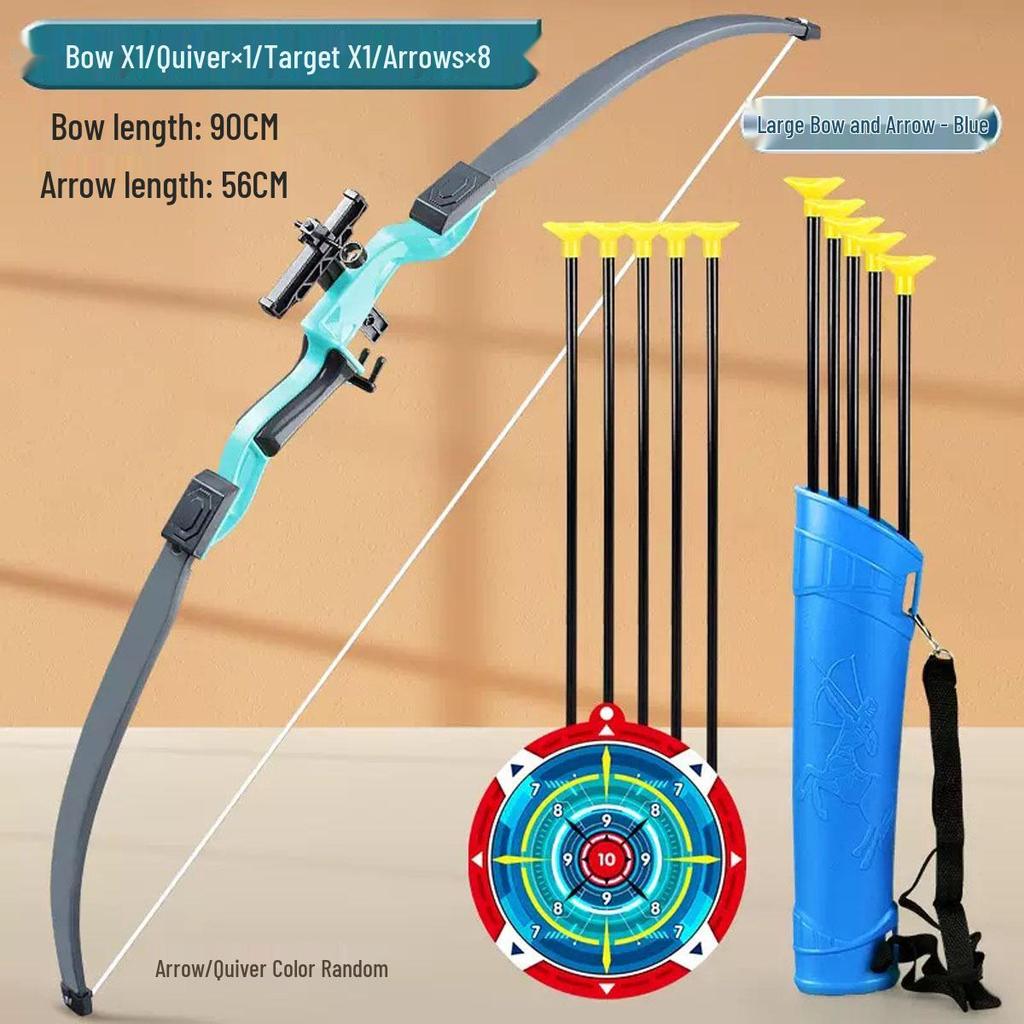Children's Archery Set: Bow, Arrow with Suction Cups & Target – Ideal Birthday Gift for Kindergarten Kids