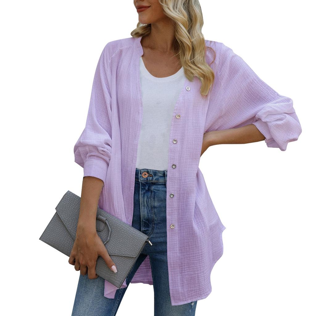 Женский модный кардиган, сексуальный однотонный повседневная верхняя одежда с v-образным вырезом и длинным рукавом