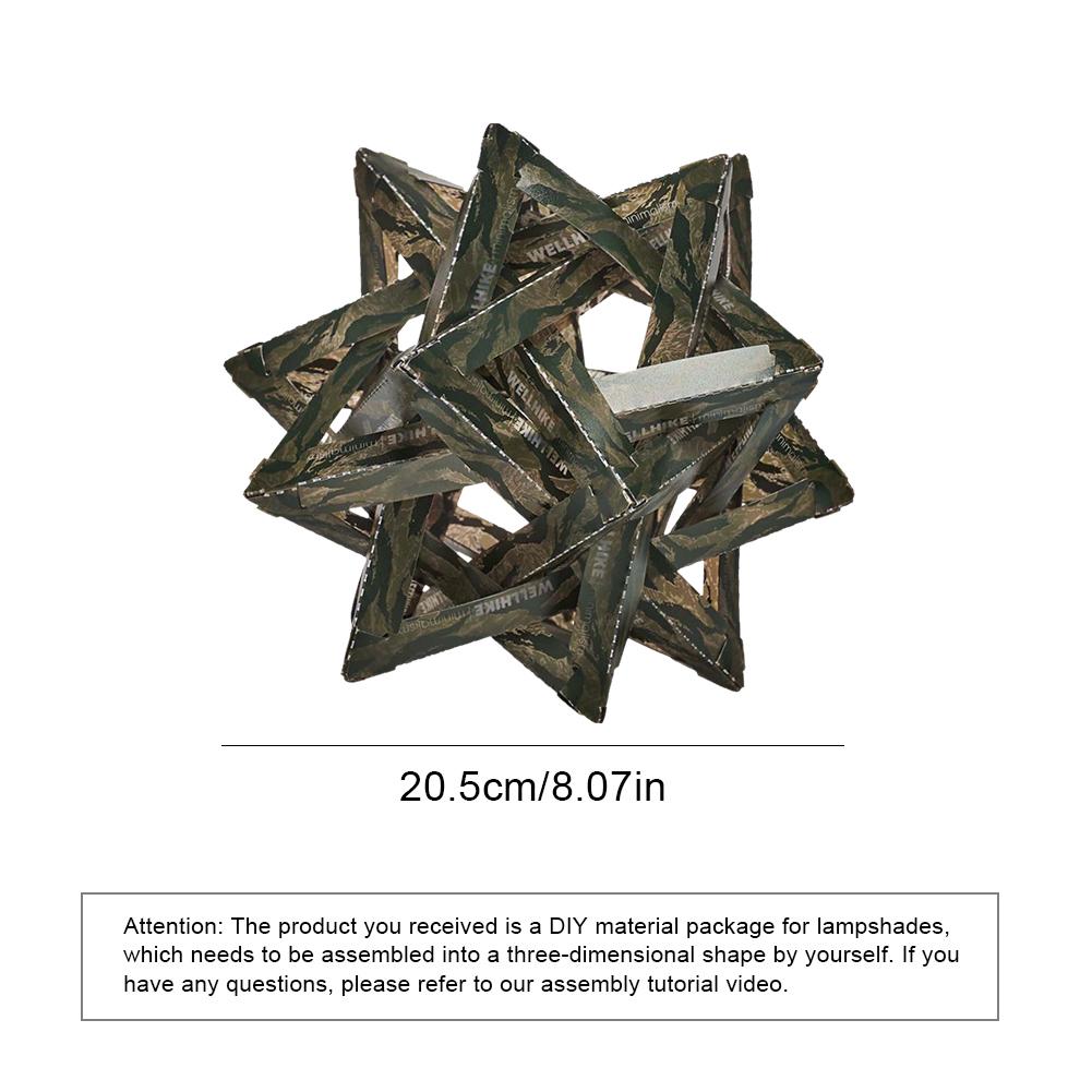 Износостойкий абажур для уличного фонаря «сделай сам», декоративный абажур для палатки для кемпинга на открытом воздухе