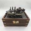 Sextant Instrument Real Heavy Sextant with with Wooden Box Kelvin Huges London 1917 Sextant Sextant Working