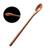 Spoon Rice Soup Desserts Condiment Long Handle Wooden Spoon Honey Tea Scoops Coffee Accessories