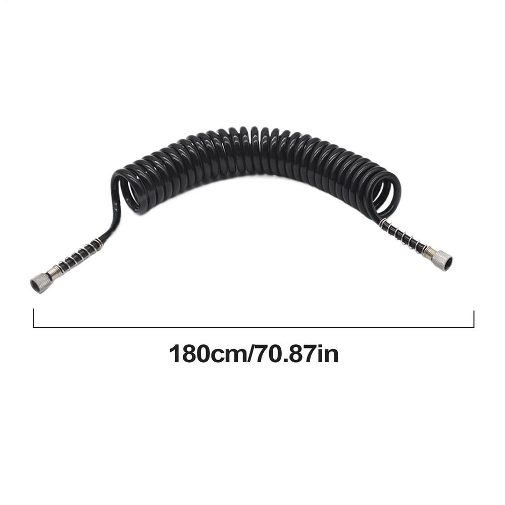 PU Spring Coil Spray Guns Air Hose With Standard 1/8 Air Hose Connections On Both Ends Air Tool Replacement Repair Fittings
