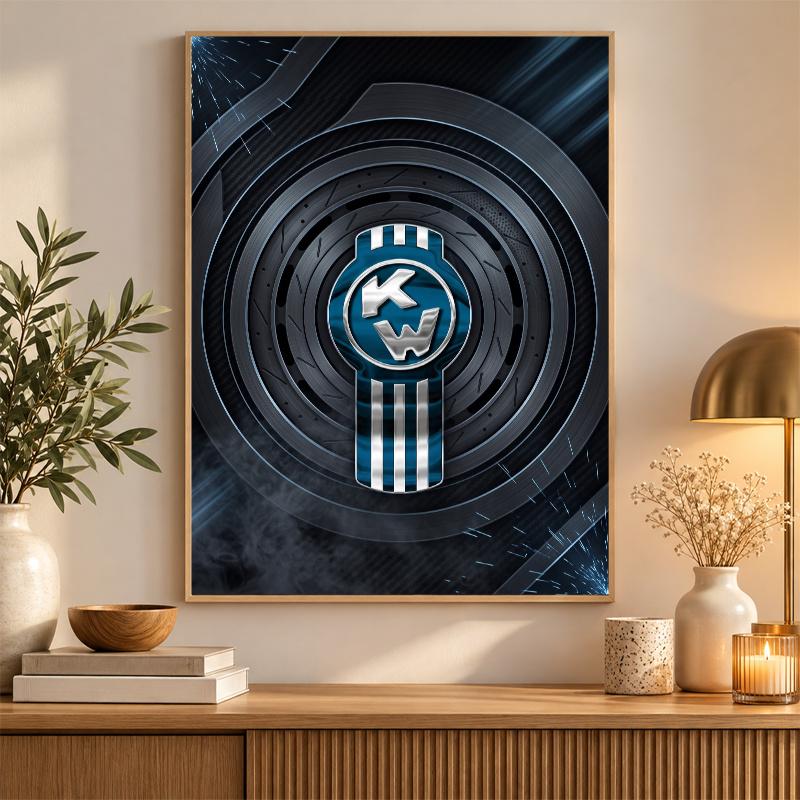 Kenworth Diamond Painting Kit 5D Full Drill DIY Diamond Mosaic Wall Art Home Decor
