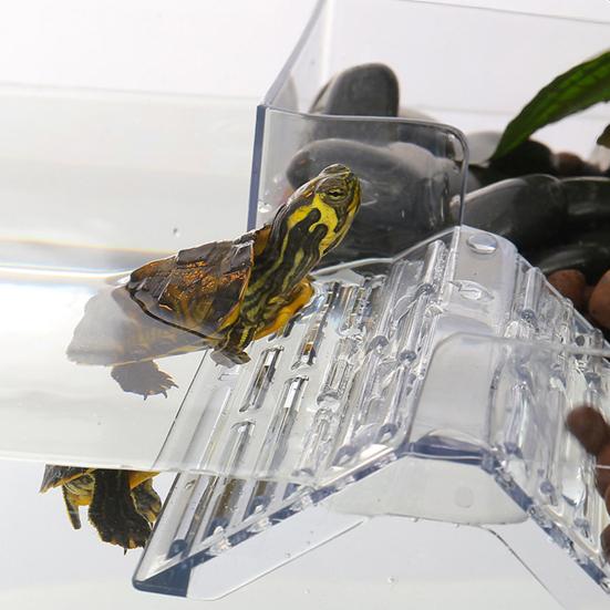 Подвесная платформа для купания черепах Водная рептилия Пандус Док Черепаха Терраса Плавучий док Танк-черепаха