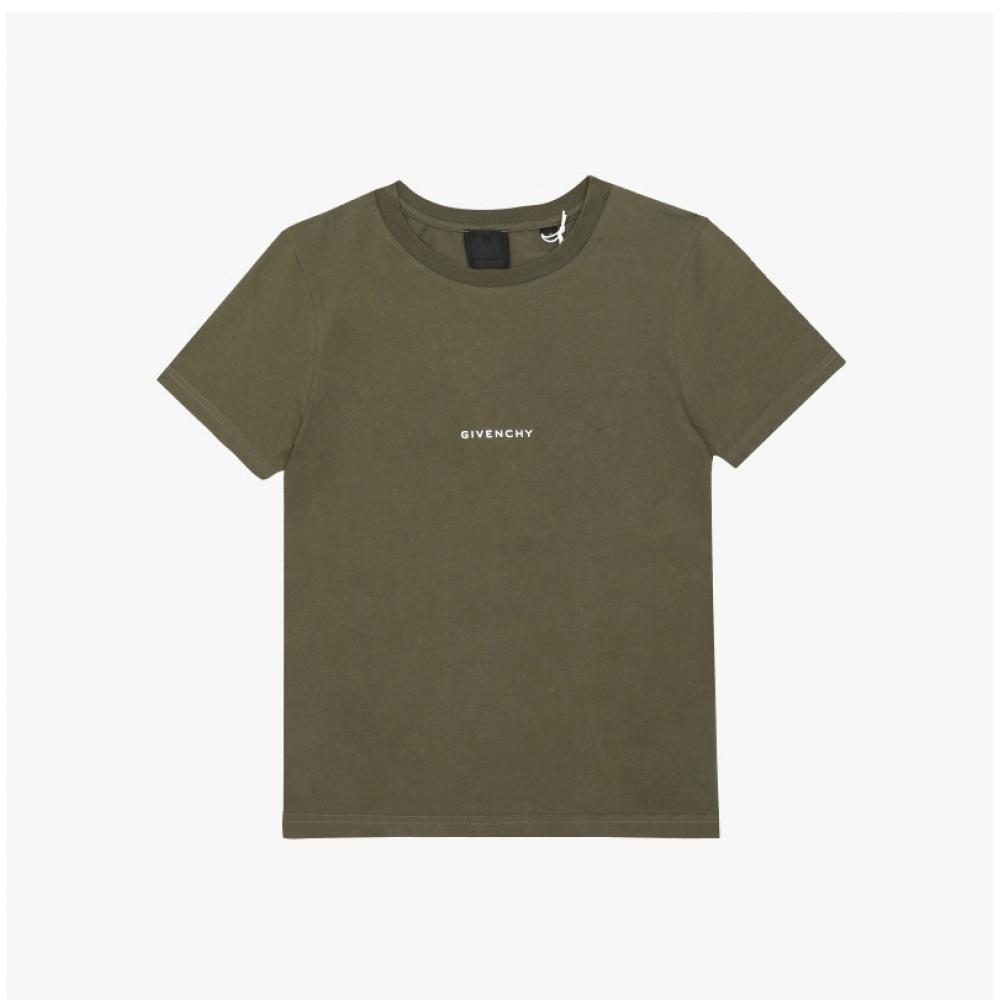 Givenchy Футболка с коротким рукавом Akitaype Logo для детей H30719 653