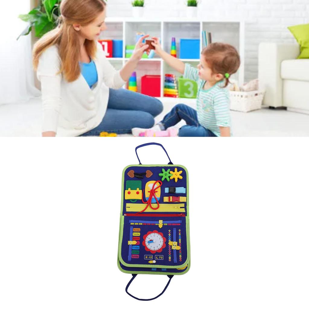 Toddler Activity Board Develop Fine Motor Skills Educational Activity Sensory Board Preschool Learning Toy for Boys Girls