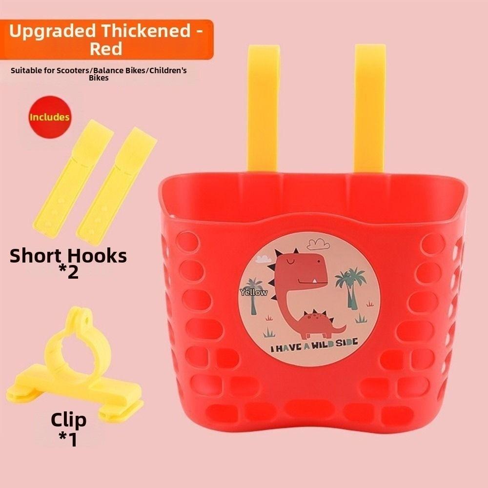 Multicolors Children Kids Basket Plastic Student Front Basket Bike Accessories