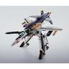 TAMASHII NATIONS HI-METAL R Macross Zero VF-OS Phoenix (Roy Focker's Custom) + QF-2200D-B Ghost, Approx. 140mm ABS & Diecast & PVC Painted Movable Fig
