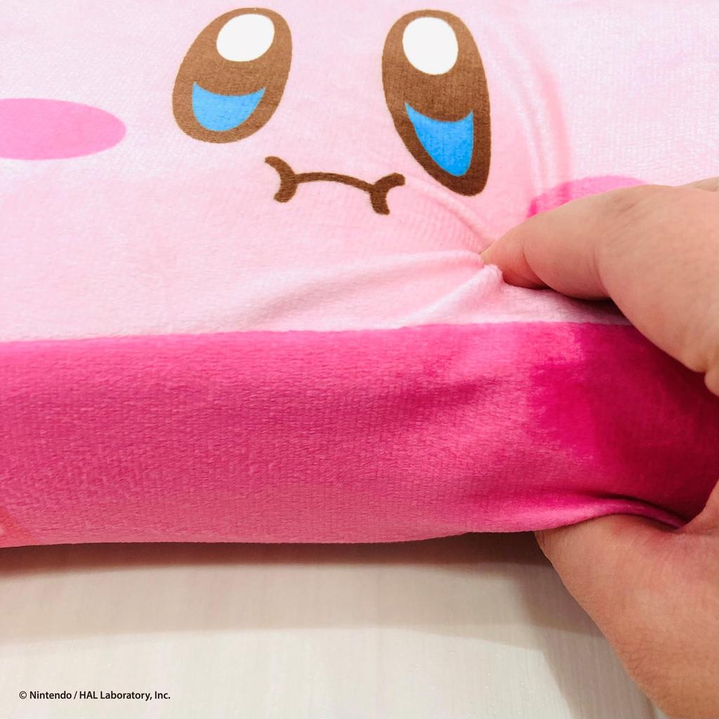 MORIPiLO Подушка из пены с эффектом памяти Kirby's Dream Land 16x33x8 см, поддержка талии, поддержка спины, мягкая игрушка, подушка Suikomi Pink Morishita 4621542