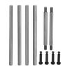 RC Hingepin Kingpin Set Steel Suspension Arm King Pins for LOSI TENACITY Pro Brushless SCT 110 RC