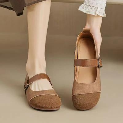 2024 Новая мода Круглый носок Неглубокий носок Универсальные повседневные женские спортивные туфли Однотонные удобные плоские женские туфли