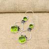 Peridot Earrings Gemstone Jewelry, 925 Solid Sterling Silver Earrings, Handmade Jewelry Birthstone Earrings, Gift For Him