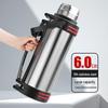 6L Large Capacity Outdoor Men's 304 Stainless Steel Vacuum Insulated Thermos Bottle