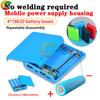 Свободный от сварки и съемный корпус для 4 батарей 18650, Корпус Power Bank с функцией зарядки, Материал для чехла мобильного источника питания