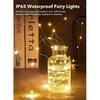 Brightown 12 Pack 7ft Battery Operated LED Fairy Lights for Xmas Decoration