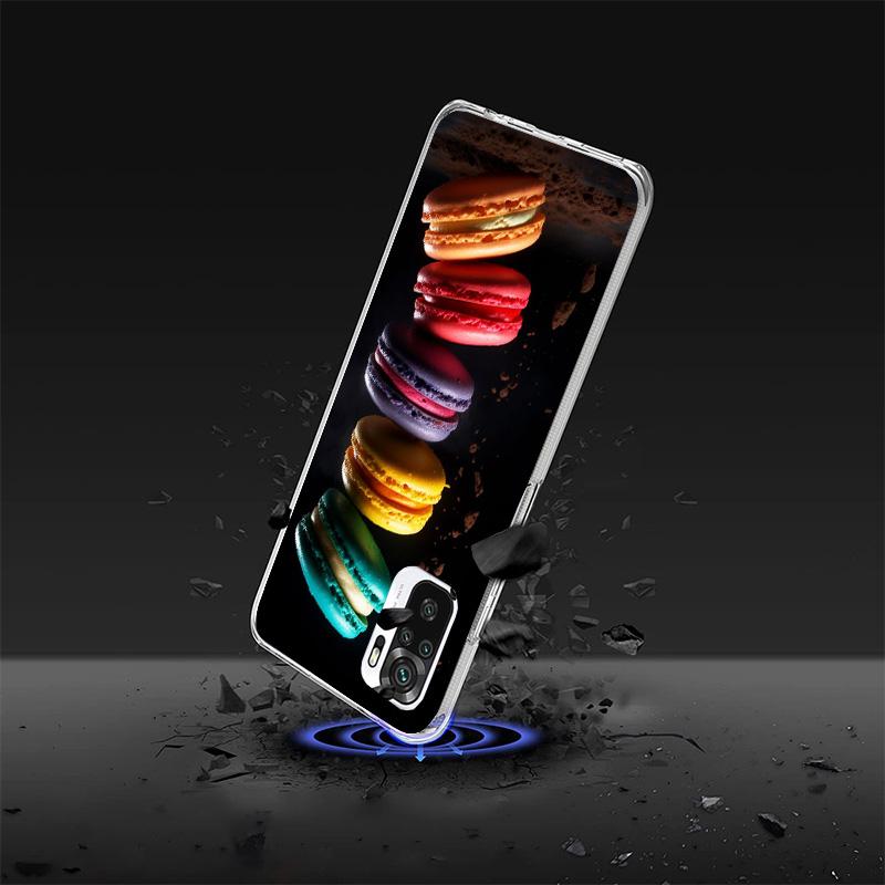 Чехол для телефона Macaron Ice Cream Cake Doughnut для Xiaomi Redmi Note 15 14 13 12S 12 11 Pro Plus 14S 11S 11E 10 10S 11T 5G Personali