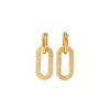 Twisted Spiral Stainless Steel Earrings Stainless Steel Drop Dangle Earrings  For Women
